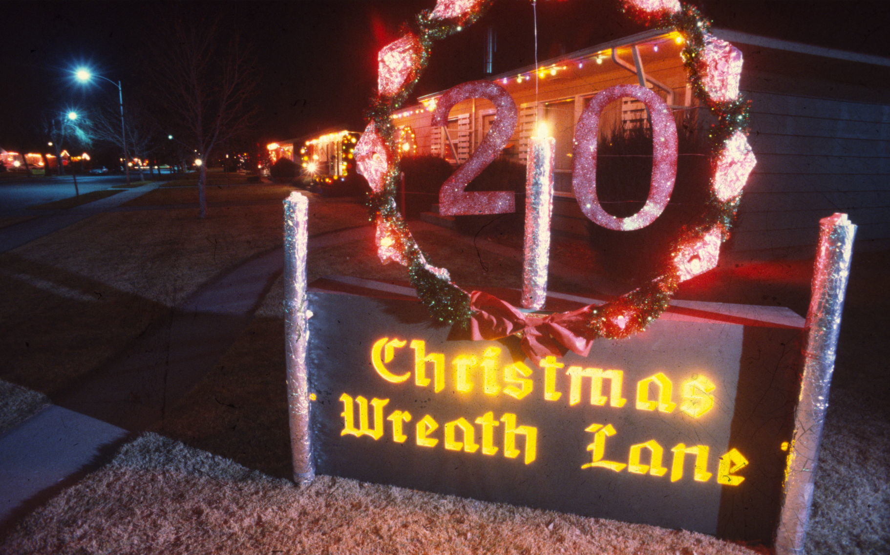 Christmas Wreath Lane, December 19, 1980